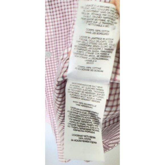 Columbia Mens Button Down Shirt Red White & Blue Plaid Cotton XXL - Picture 8 of 9